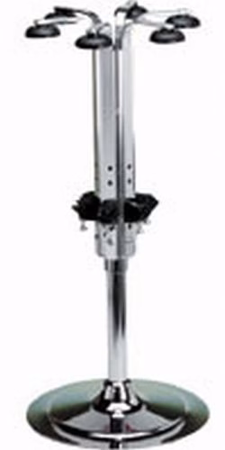 Stojak bufetowy przenośny, obrotowy do dozowników alkoholu, dla butelki o poj. 0,5-1,0 ltr