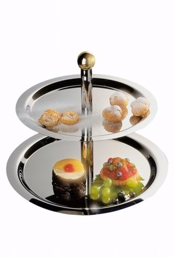 17100 Etażera do owoców, ciast 2-poziomowa