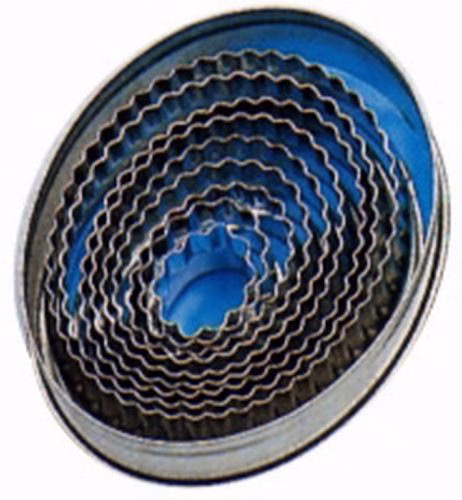 26656 Wykrojniki do ciasta - owalne, ząbkowane