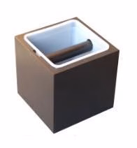 Odbijacz krążków kawowych z kasetą CLASSIC, czarny