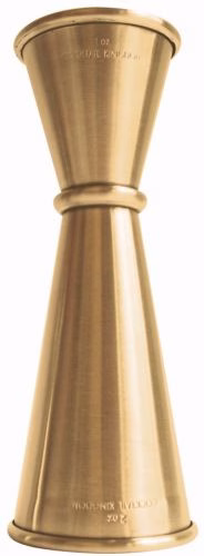 31925 Miarka barmańska (jigger) JAPAN poj. 30/60 ml