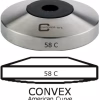 32393 Podstawa tampera CONVEX (AMERICAN CURVE) śr. 58, stal nierdzewna