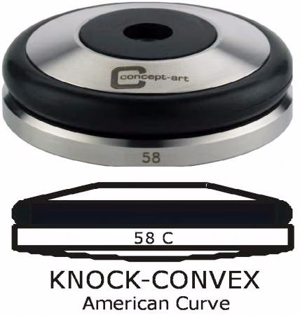 Podstawa tampera KNOCK CONVEX (AMERICAN CURVE) śr. 53, stal nierdzewna