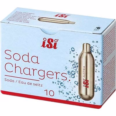 Naboje do syfonów do wody sodowej, 10 sztuk