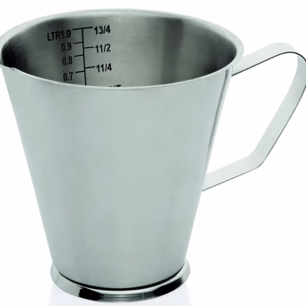 Miarka metalowa z podziałką wewnątrz