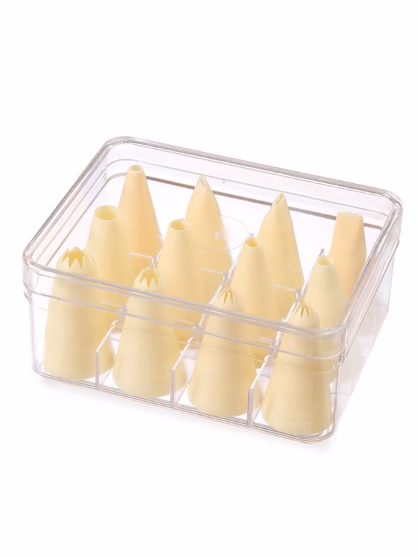 Komplet 12 tubek do kremów w pudełku